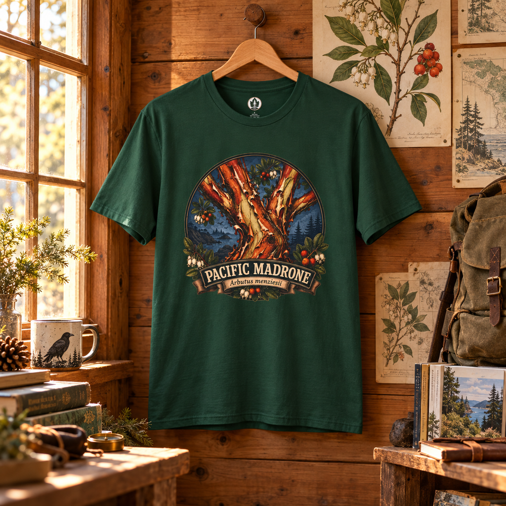 Pacific Madrone, Arbutus menziesii Version 2 T‑Shirt