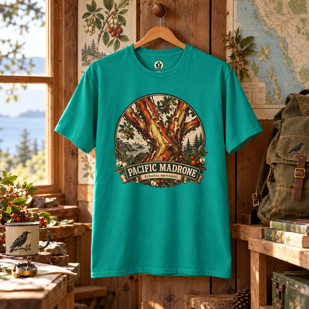 Pacific Madrone, Arbutus menziesii Version 2 T‑Shirt