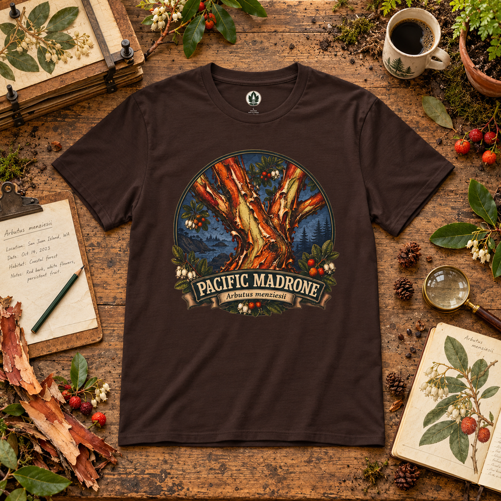 Pacific Madrone, Arbutus menziesii Version 2 T‑Shirt