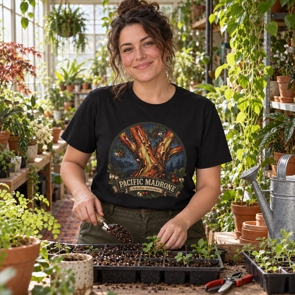 Pacific Madrone, Arbutus menziesii Version 2 T‑Shirt