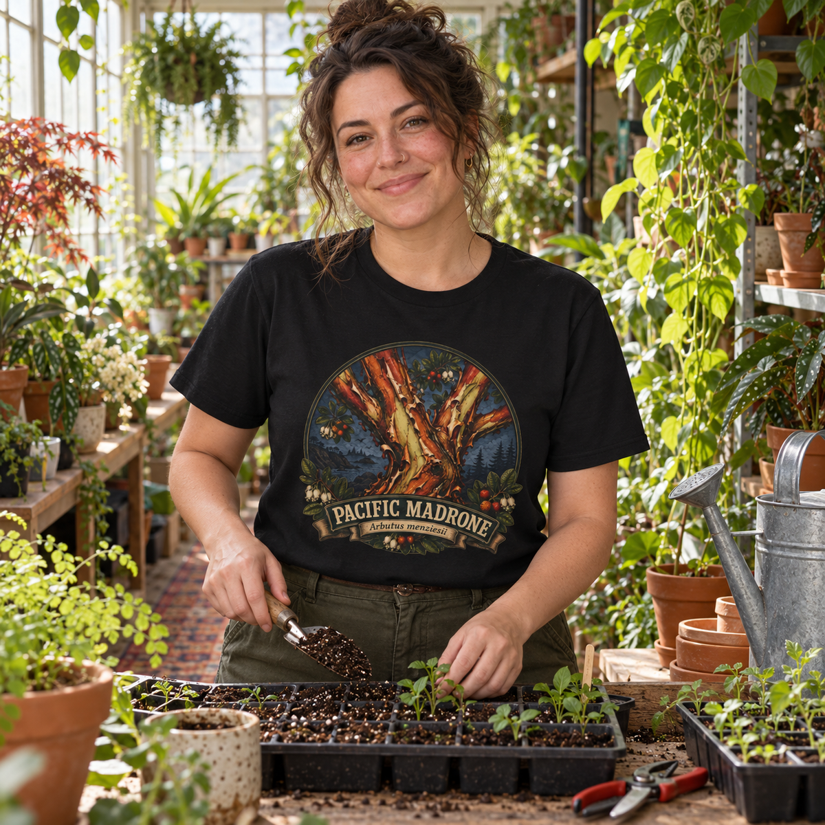 Pacific Madrone, Arbutus menziesii Version 2 T‑Shirt