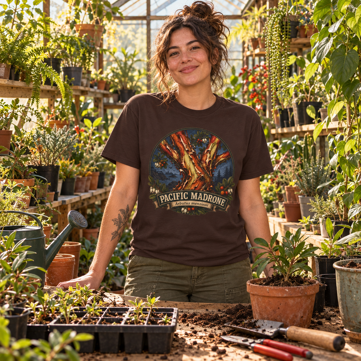 Pacific Madrone, Arbutus menziesii Version 2 T‑Shirt