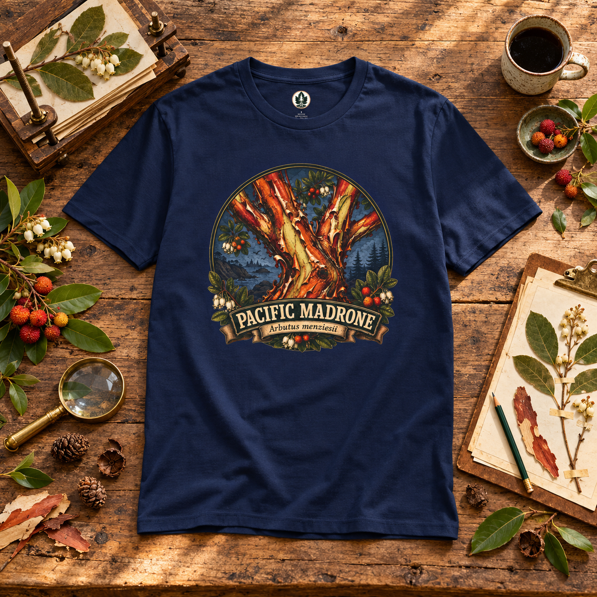 Pacific Madrone, Arbutus menziesii Version 2 T‑Shirt