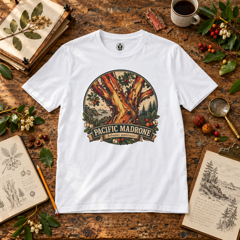 Pacific Madrone, Arbutus menziesii Version 2 T‑Shirt