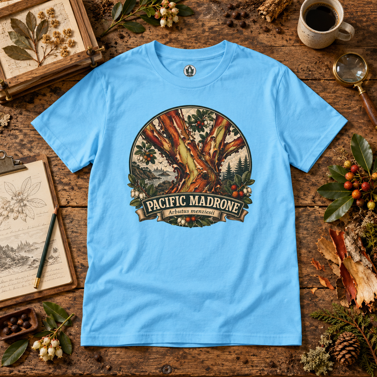 Pacific Madrone, Arbutus menziesii Version 2 T‑Shirt