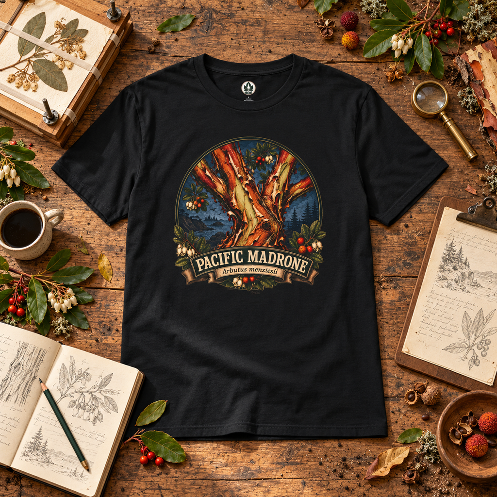 Pacific Madrone, Arbutus menziesii Version 2 T‑Shirt