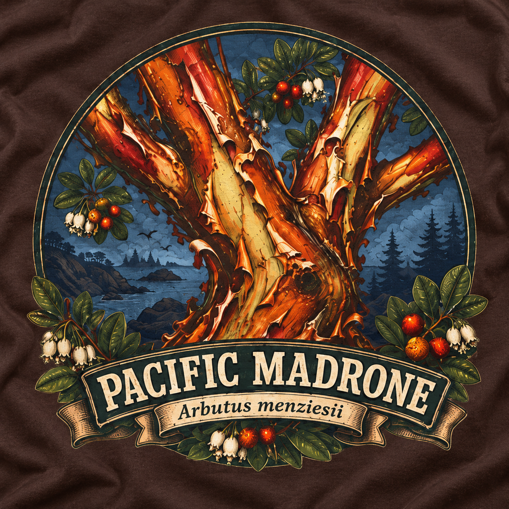 Pacific Madrone, Arbutus menziesii Version 2 T‑Shirt