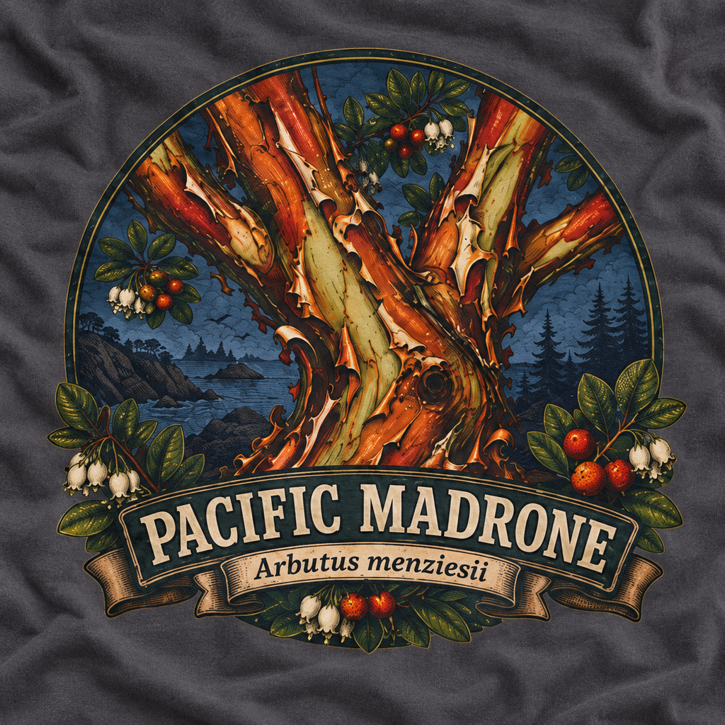 Pacific Madrone, Arbutus menziesii Version 2 T‑Shirt