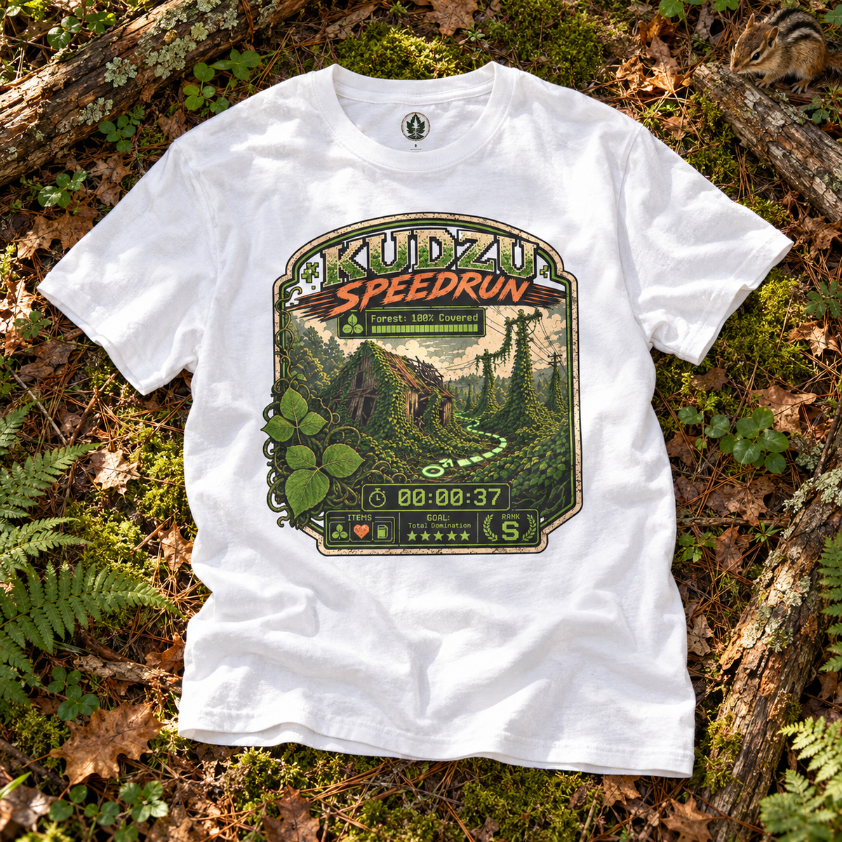 Kudzu Speedrun Version 1 T‑Shirt