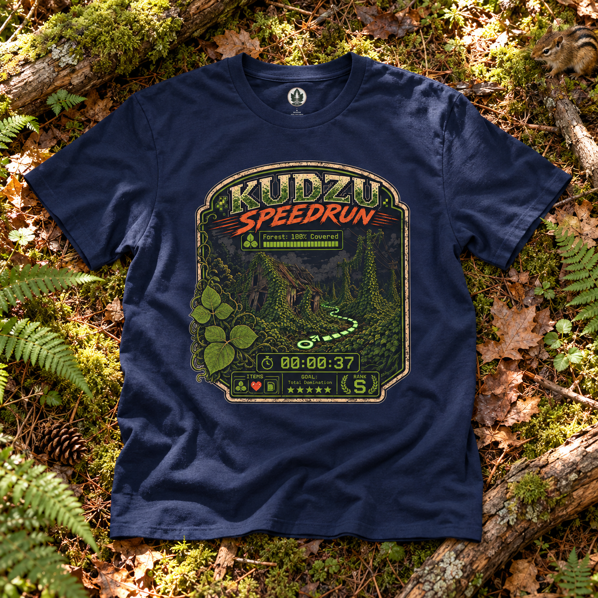 Kudzu Speedrun Version 1 T‑Shirt