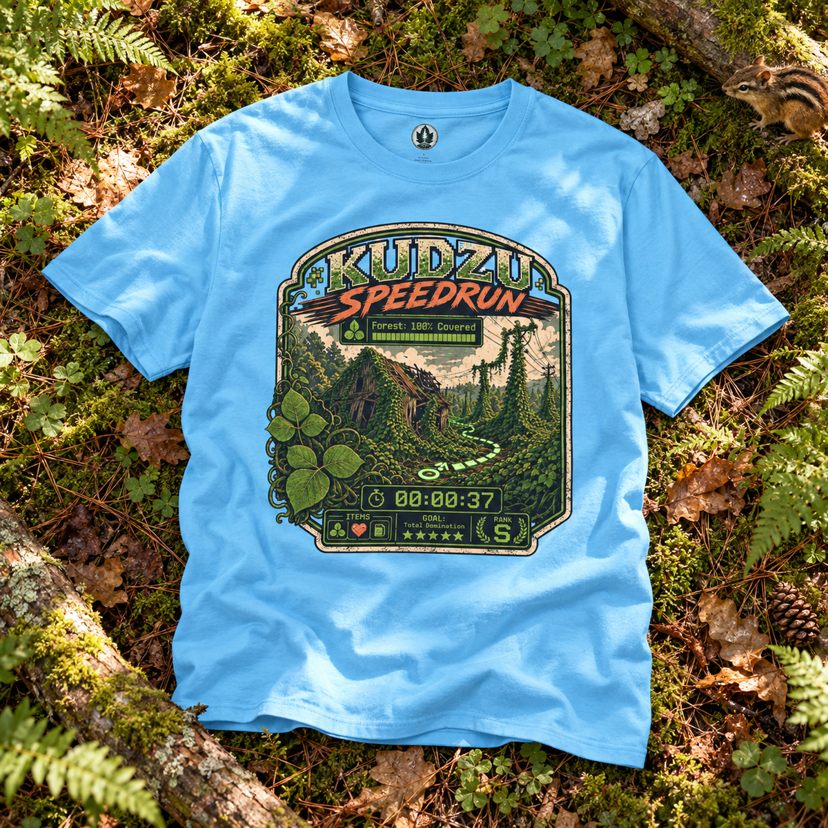 Kudzu Speedrun Version 1 T‑Shirt