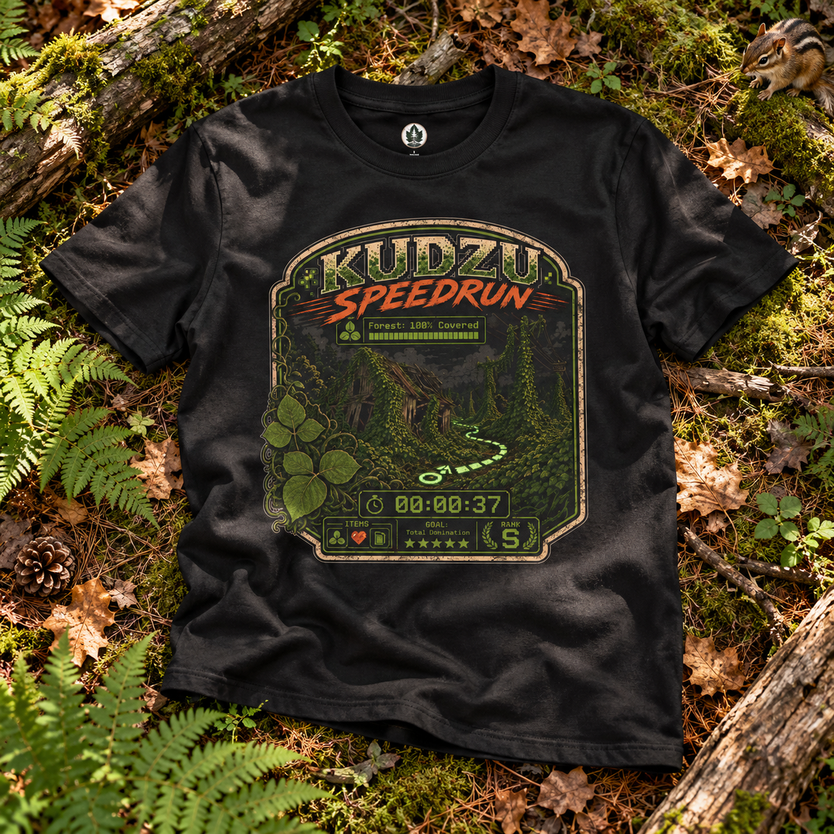 Kudzu Speedrun Version 1 T‑Shirt