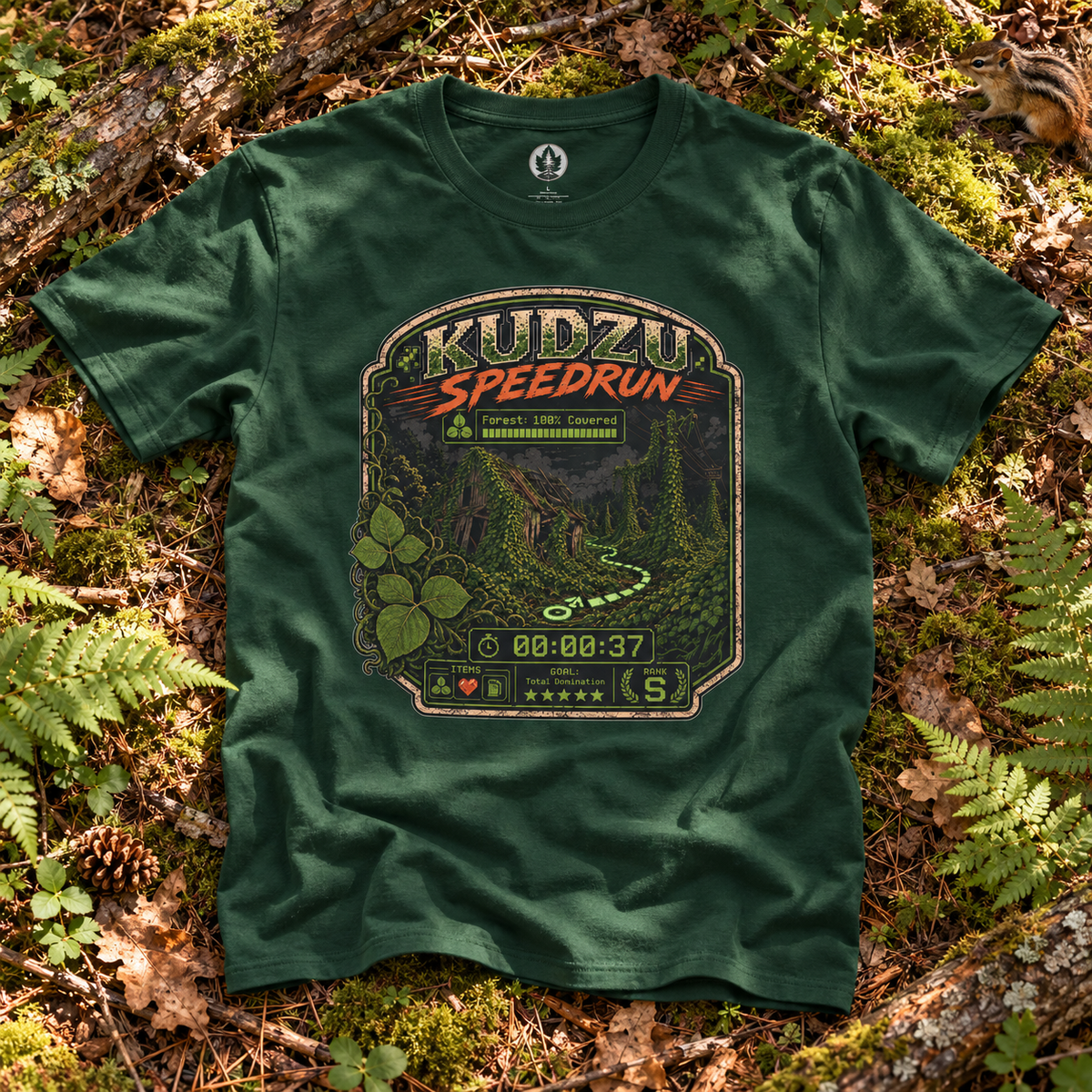 Kudzu Speedrun Version 1 T‑Shirt