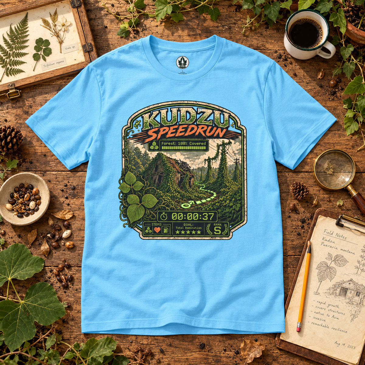 Kudzu Speedrun Version 1 T‑Shirt