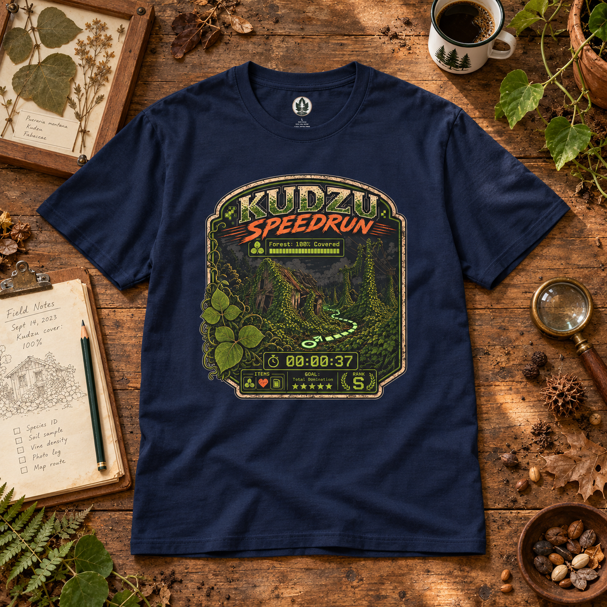 Kudzu Speedrun Version 1 T‑Shirt
