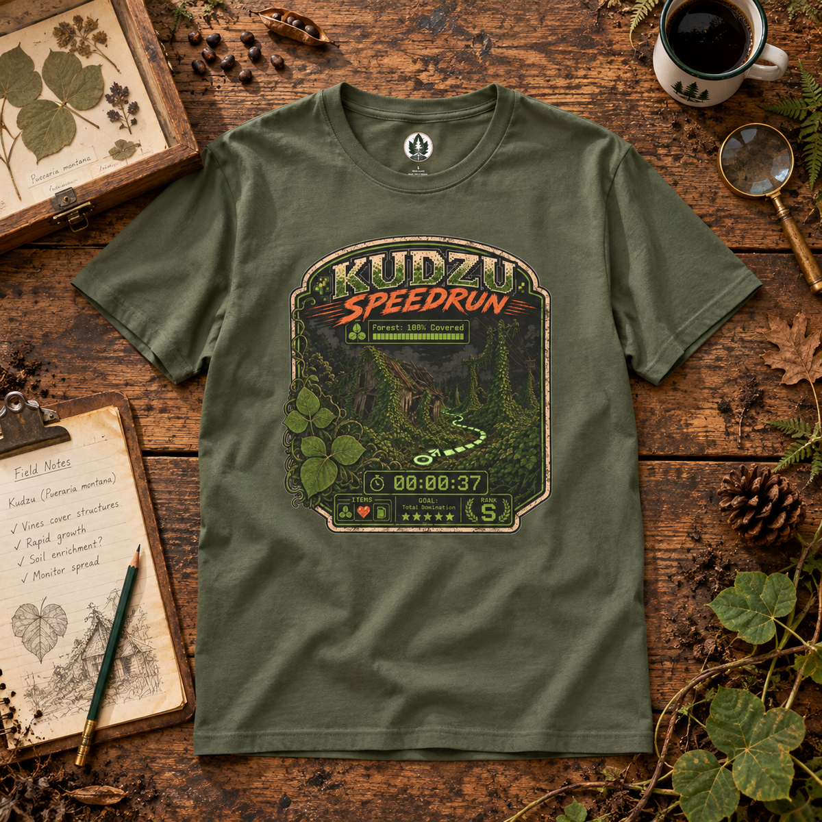 Kudzu Speedrun Version 1 T‑Shirt