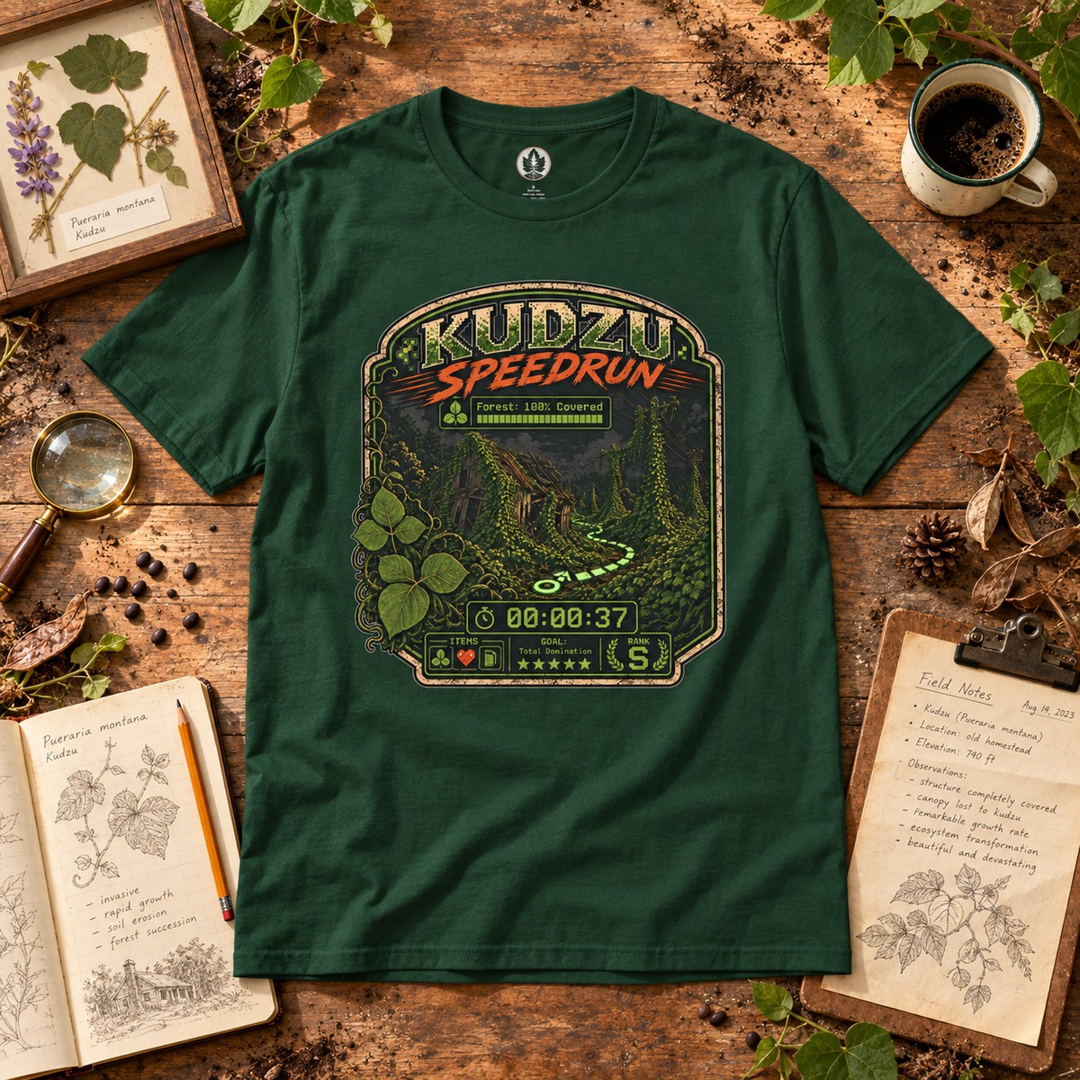 Kudzu Speedrun Version 1 T‑Shirt
