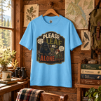 Please Leaf Me Alone (This is Why I Work Alone) Version 3 T‑Shirt