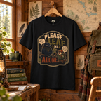 Please Leaf Me Alone (This is Why I Work Alone) Version 3 T‑Shirt