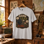 Please Leaf Me Alone (This is Why I Work Alone) Version 3 T‑Shirt