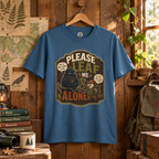 Please Leaf Me Alone (This is Why I Work Alone) Version 3 T‑Shirt