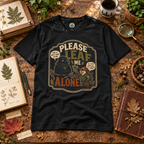 Please Leaf Me Alone (This is Why I Work Alone) Version 3 T‑Shirt