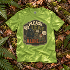 Please Leaf Me Alone (This is Why I Work Alone) Version 3 T‑Shirt