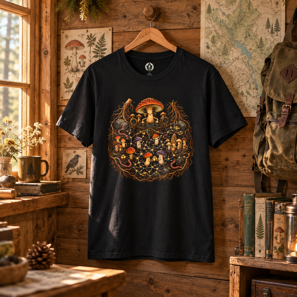 Mushroom Root Party Version 4 T‑Shirt