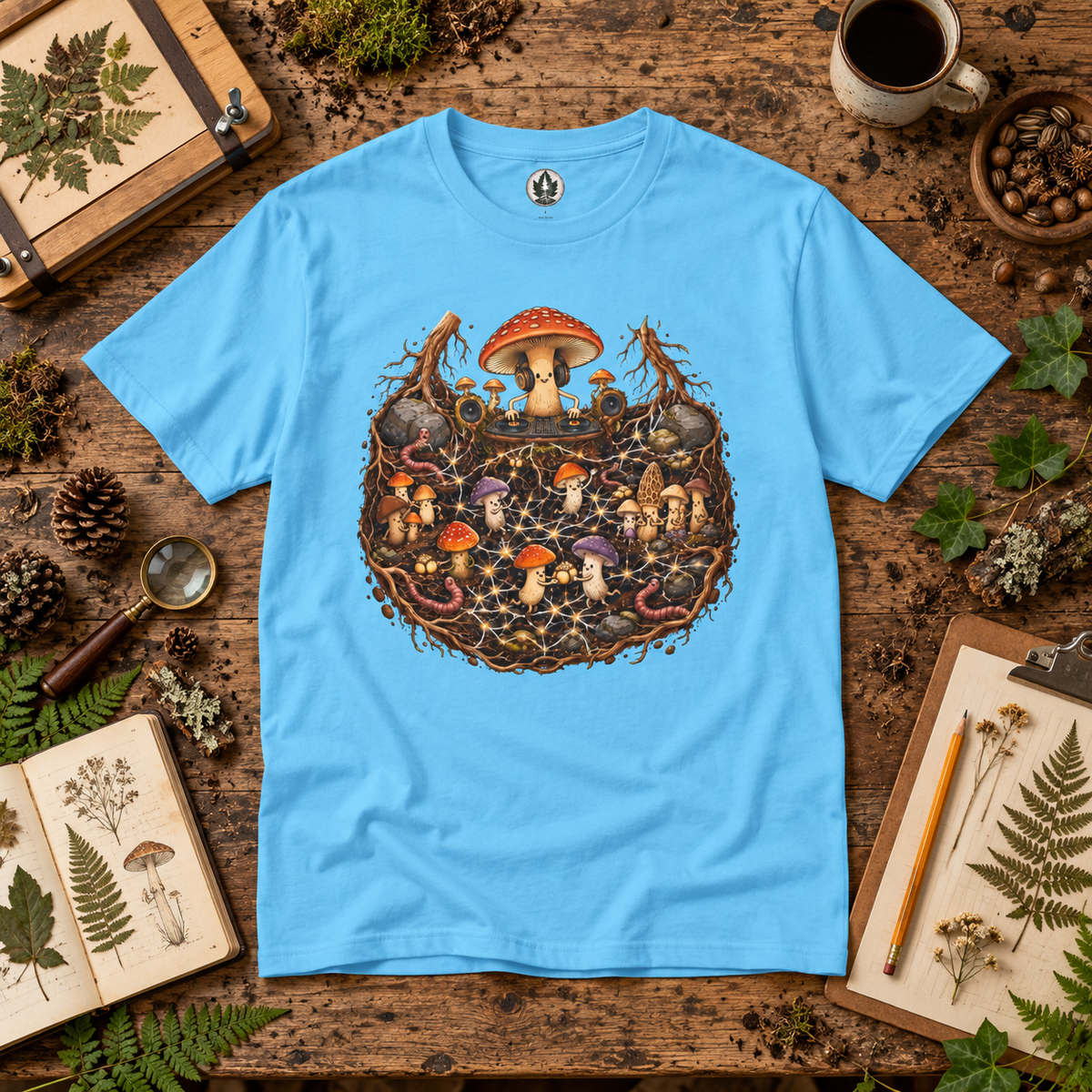 Mushroom Root Party Version 4 T‑Shirt