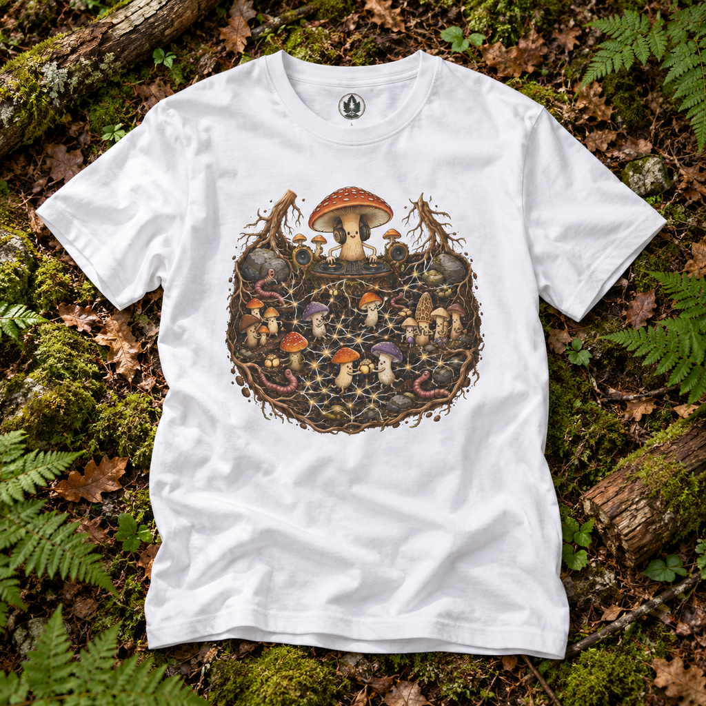 Mushroom Root Party Version 4 T‑Shirt