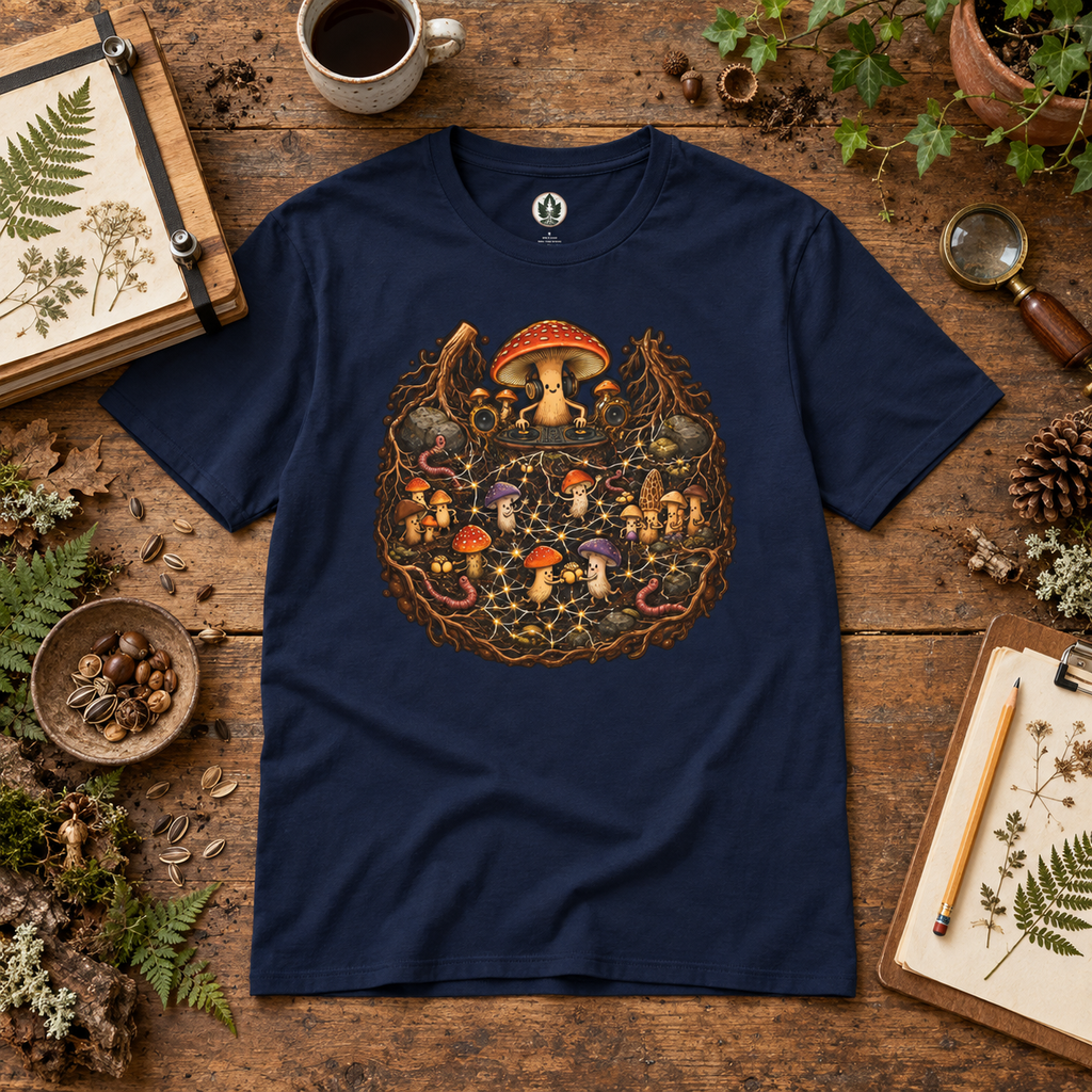 Mushroom Root Party Version 4 T‑Shirt