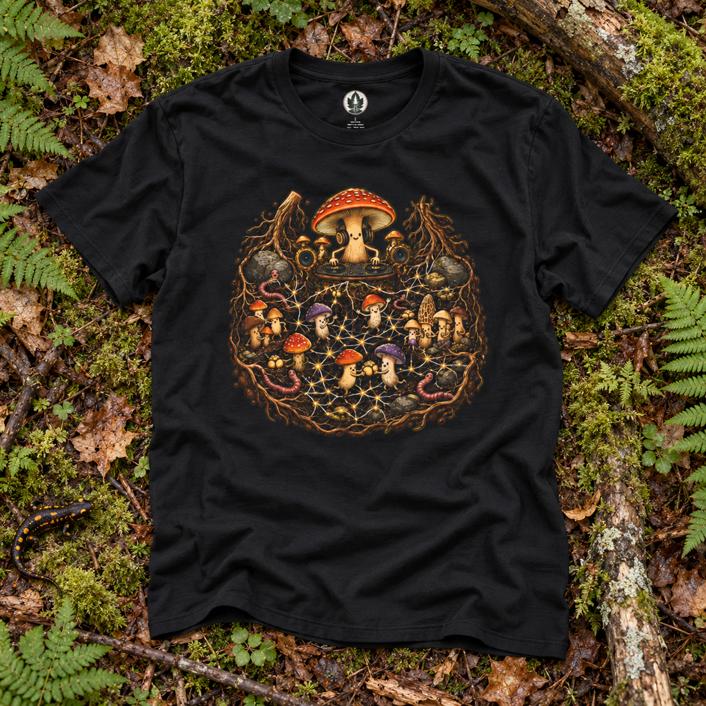 Mushroom Root Party Version 4 T‑Shirt