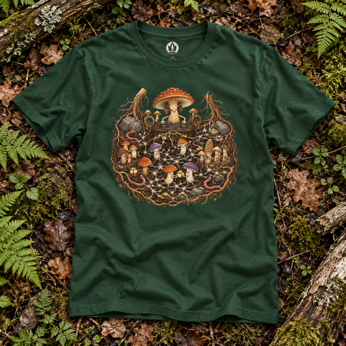 Mushroom Root Party Version 4 T‑Shirt