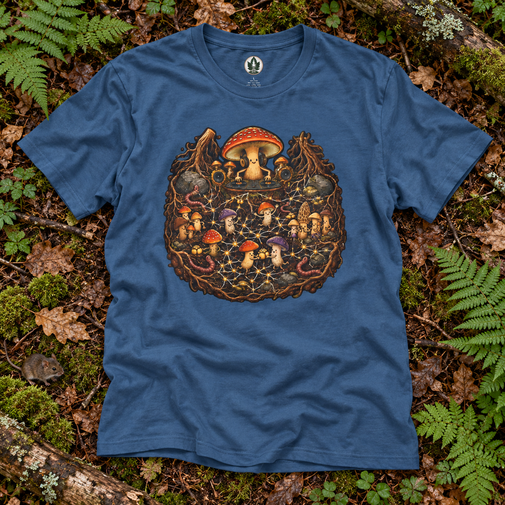 Mushroom Root Party Version 4 T‑Shirt
