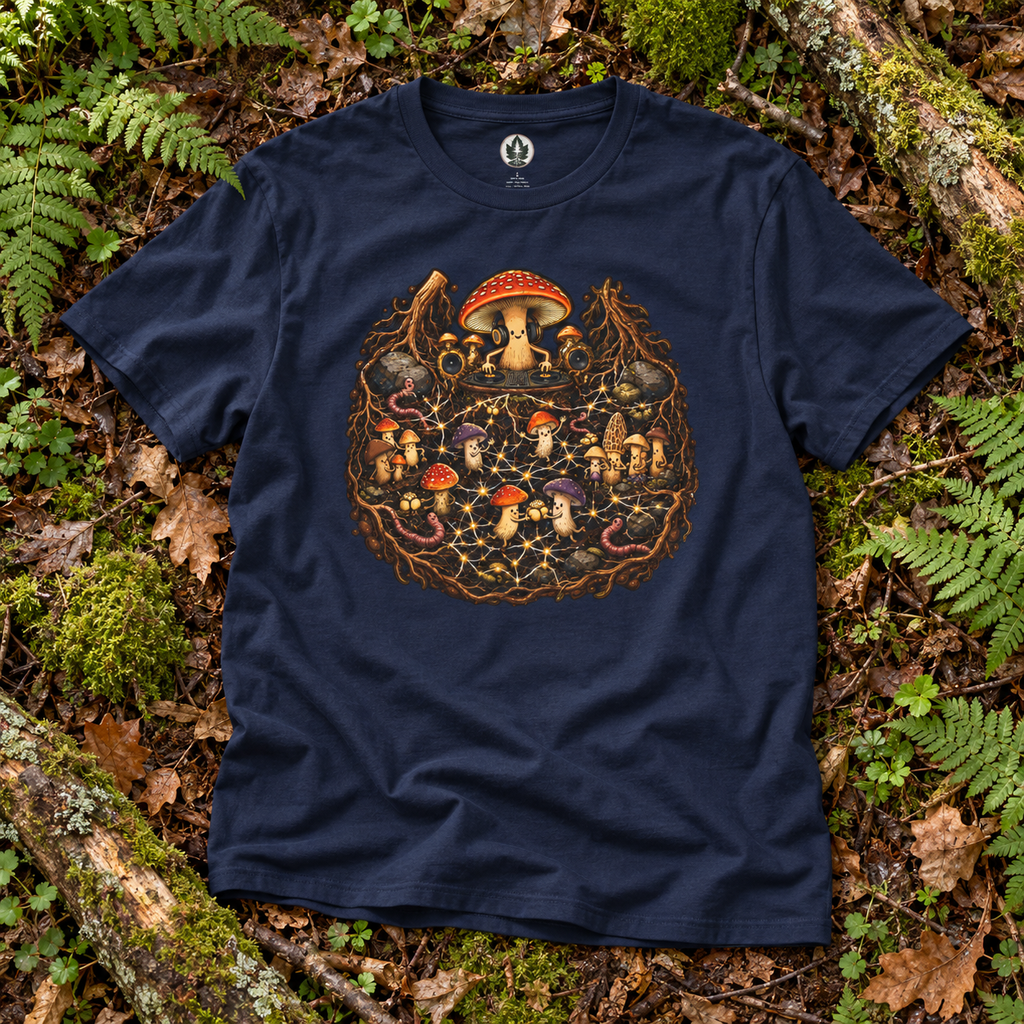 Mushroom Root Party Version 4 T‑Shirt