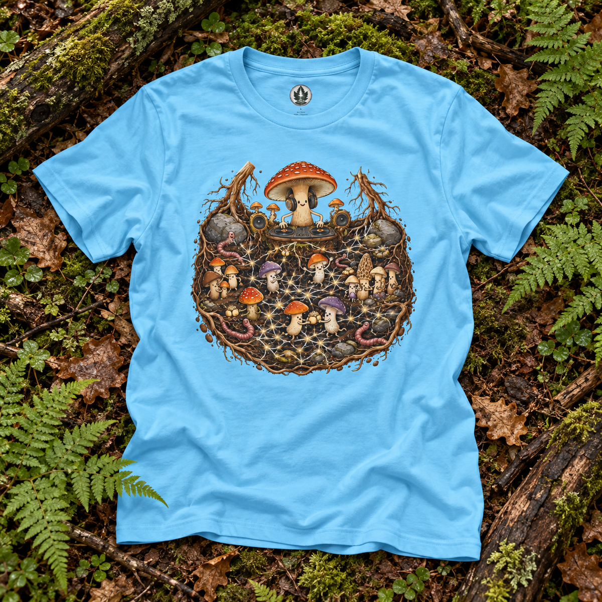 Mushroom Root Party Version 4 T‑Shirt