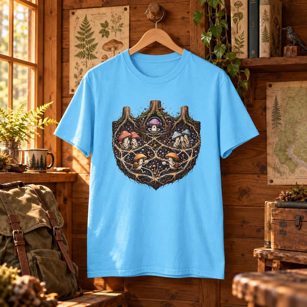 Mushroom Root Party Version 3 T‑Shirt