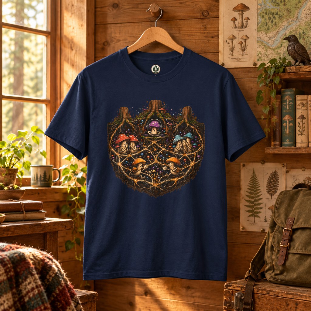 Mushroom Root Party Version 3 T‑Shirt