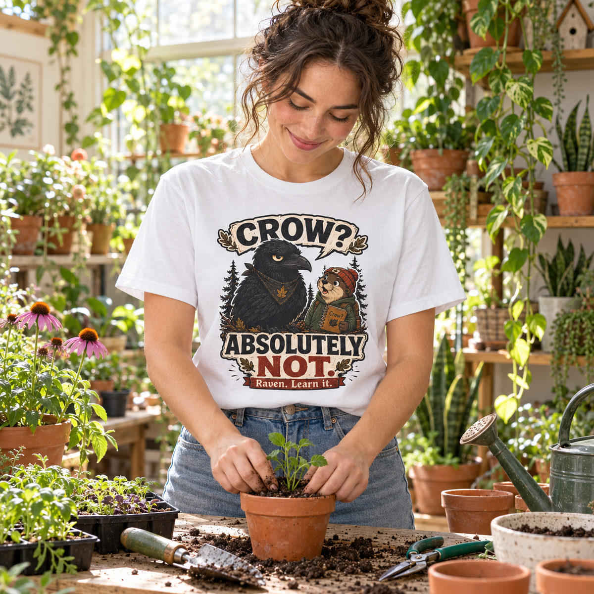 Crow, Absolutely Not Version 5 T‑Shirt