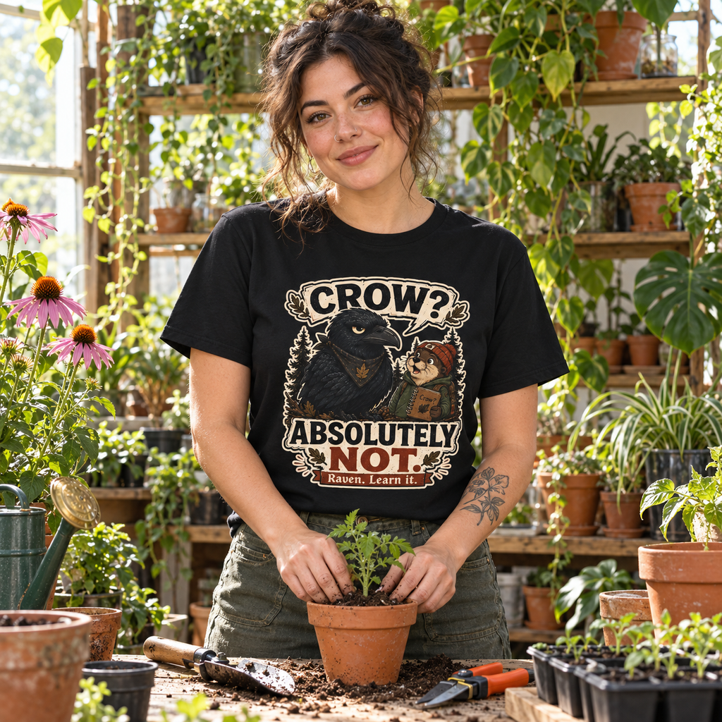 Crow, Absolutely Not Version 5 T‑Shirt