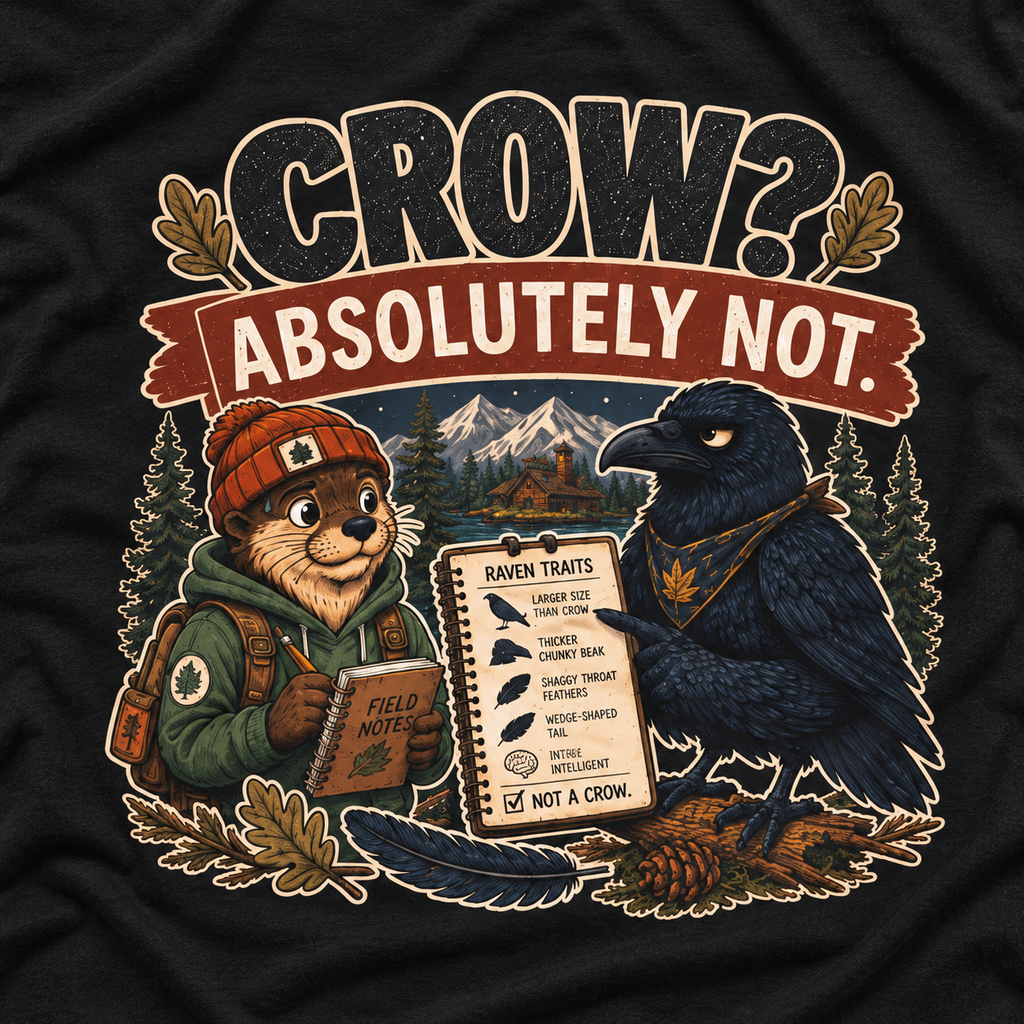 Crow, Absolutely Not Version 1 T‑Shirt