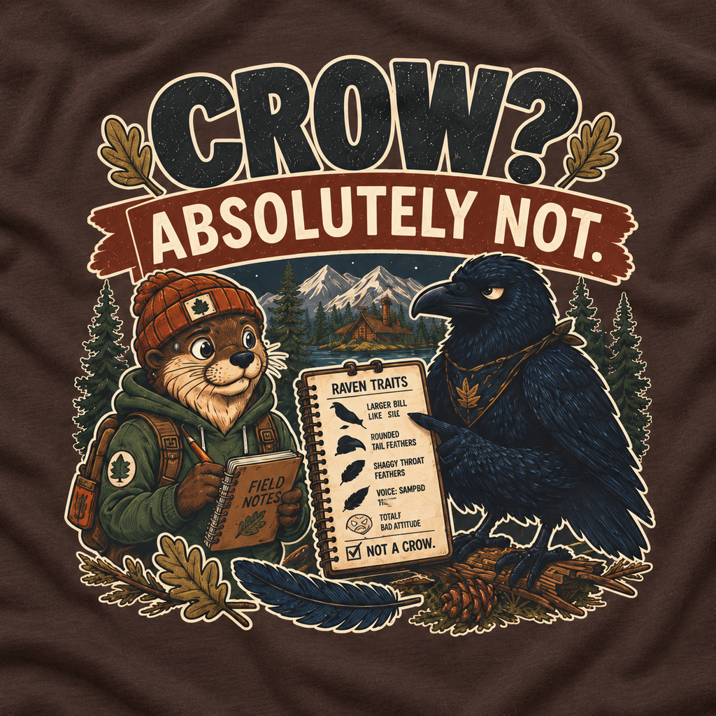 Crow, Absolutely Not Version 1 T‑Shirt