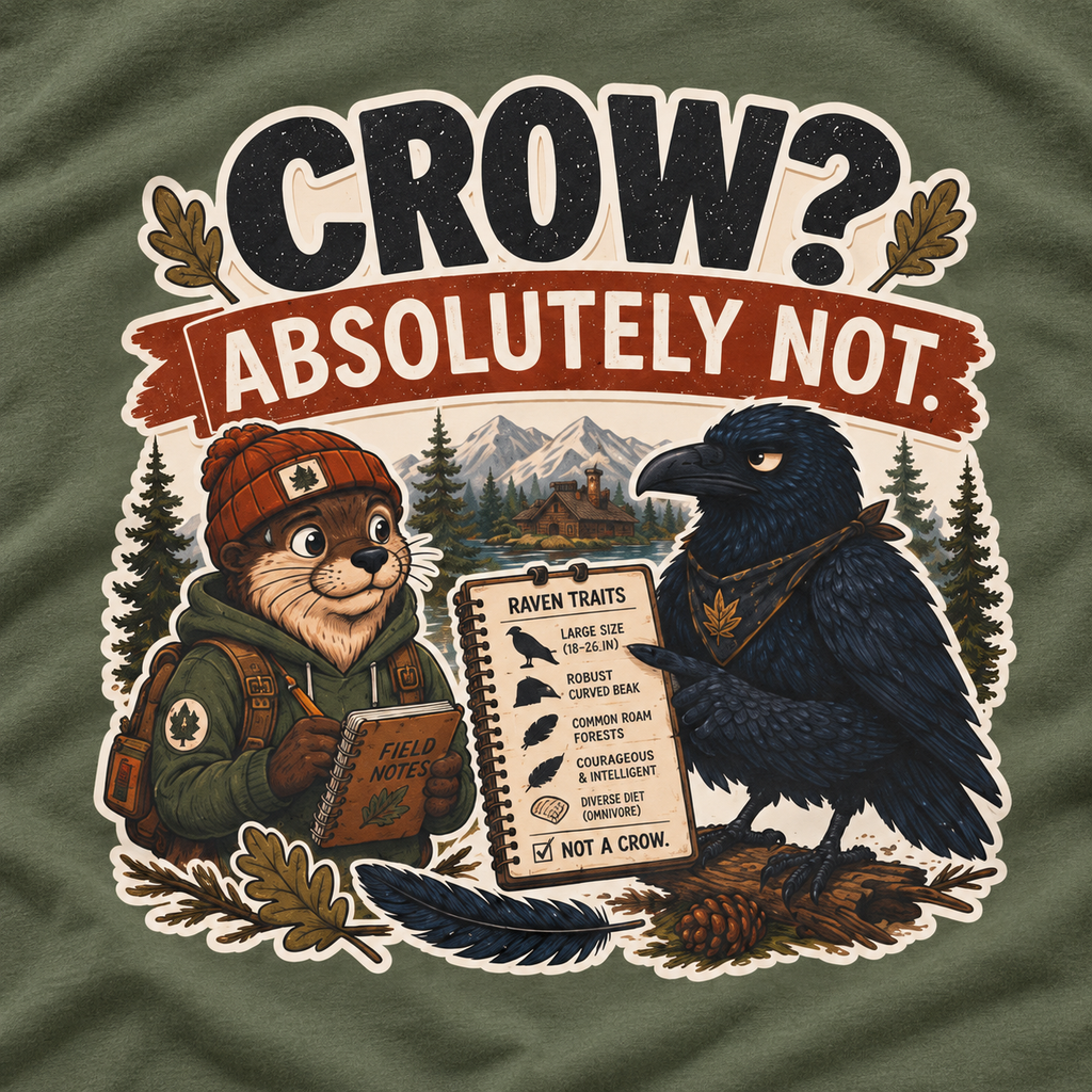 Crow, Absolutely Not Version 1 T‑Shirt