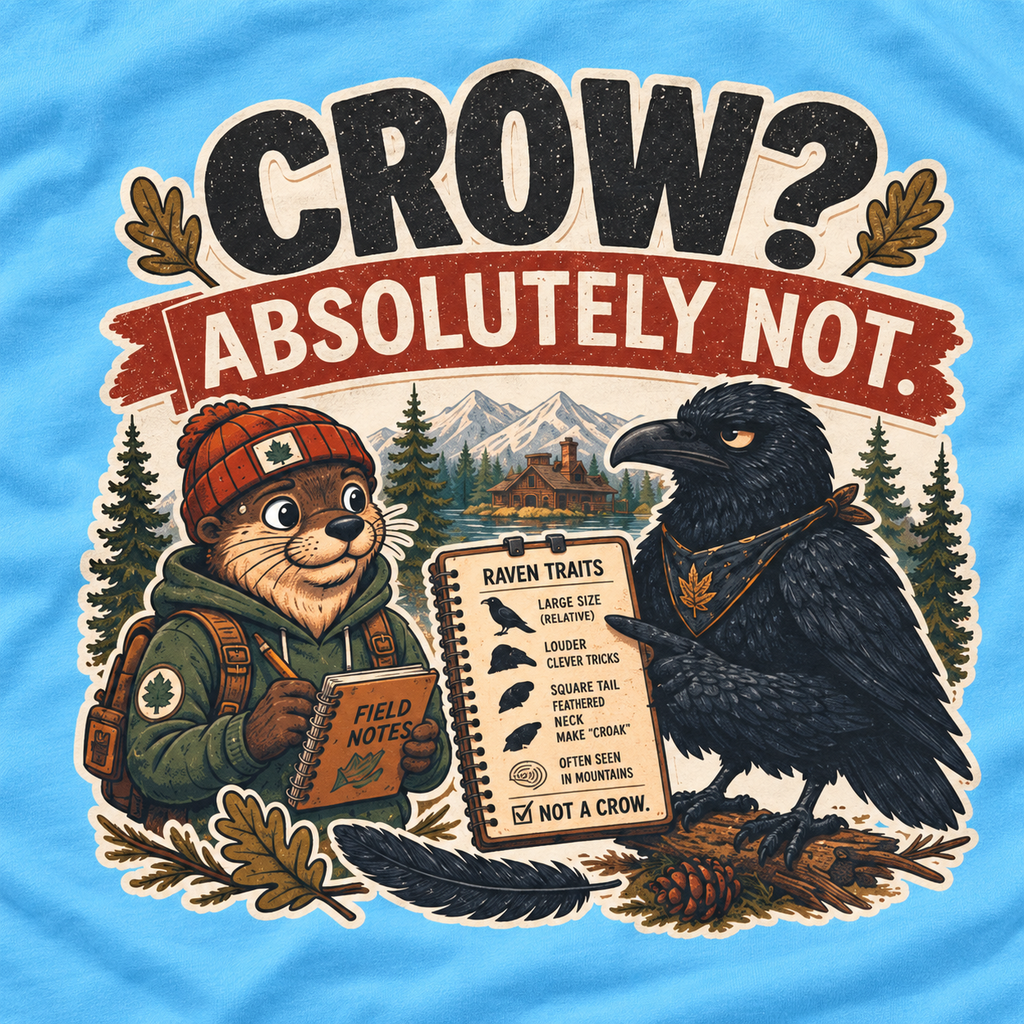 Crow, Absolutely Not Version 1 T‑Shirt
