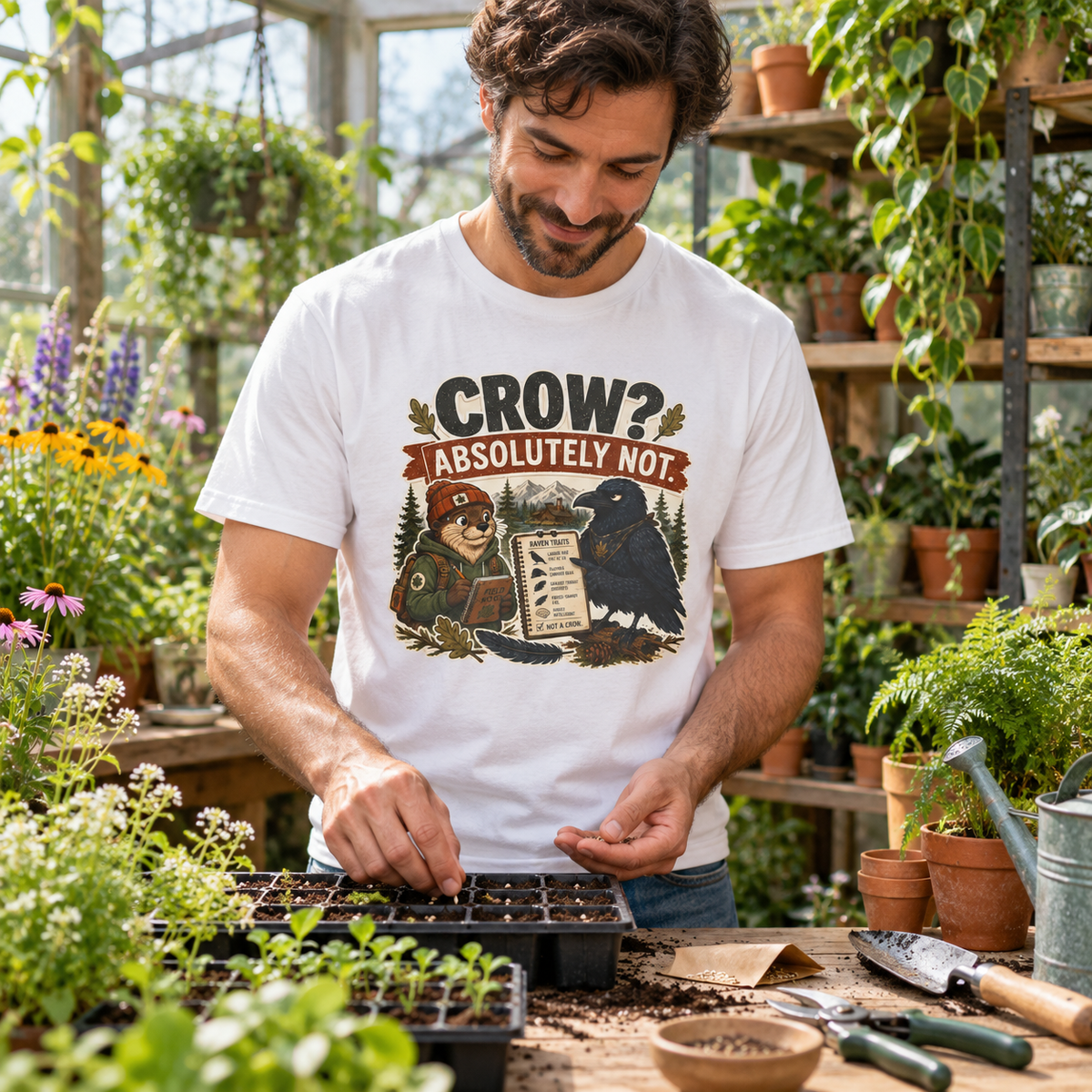 Crow, Absolutely Not Version 1 T‑Shirt