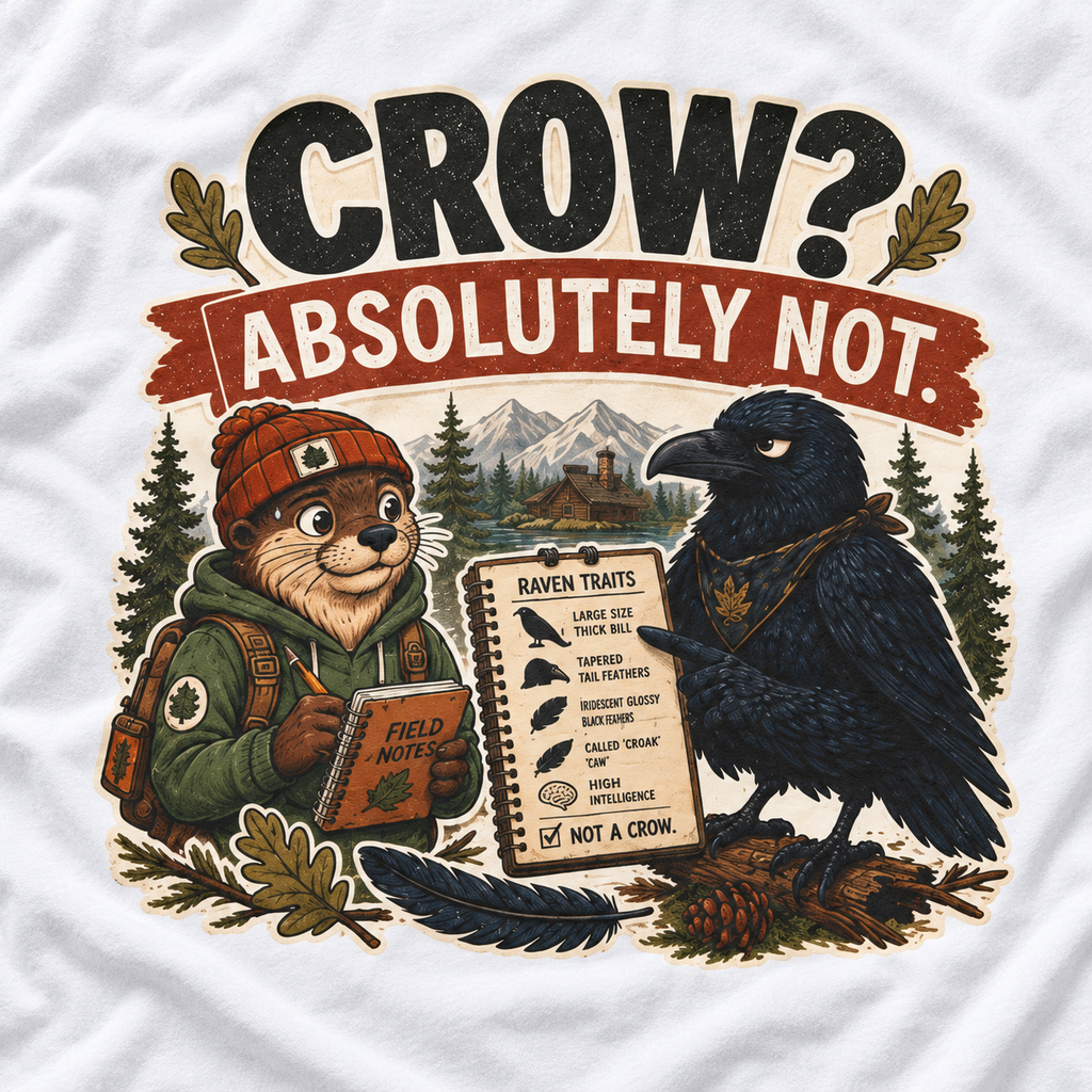 Crow, Absolutely Not Version 1 T‑Shirt