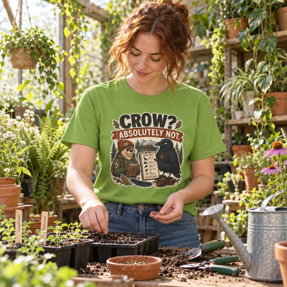 Crow, Absolutely Not Version 1 T‑Shirt