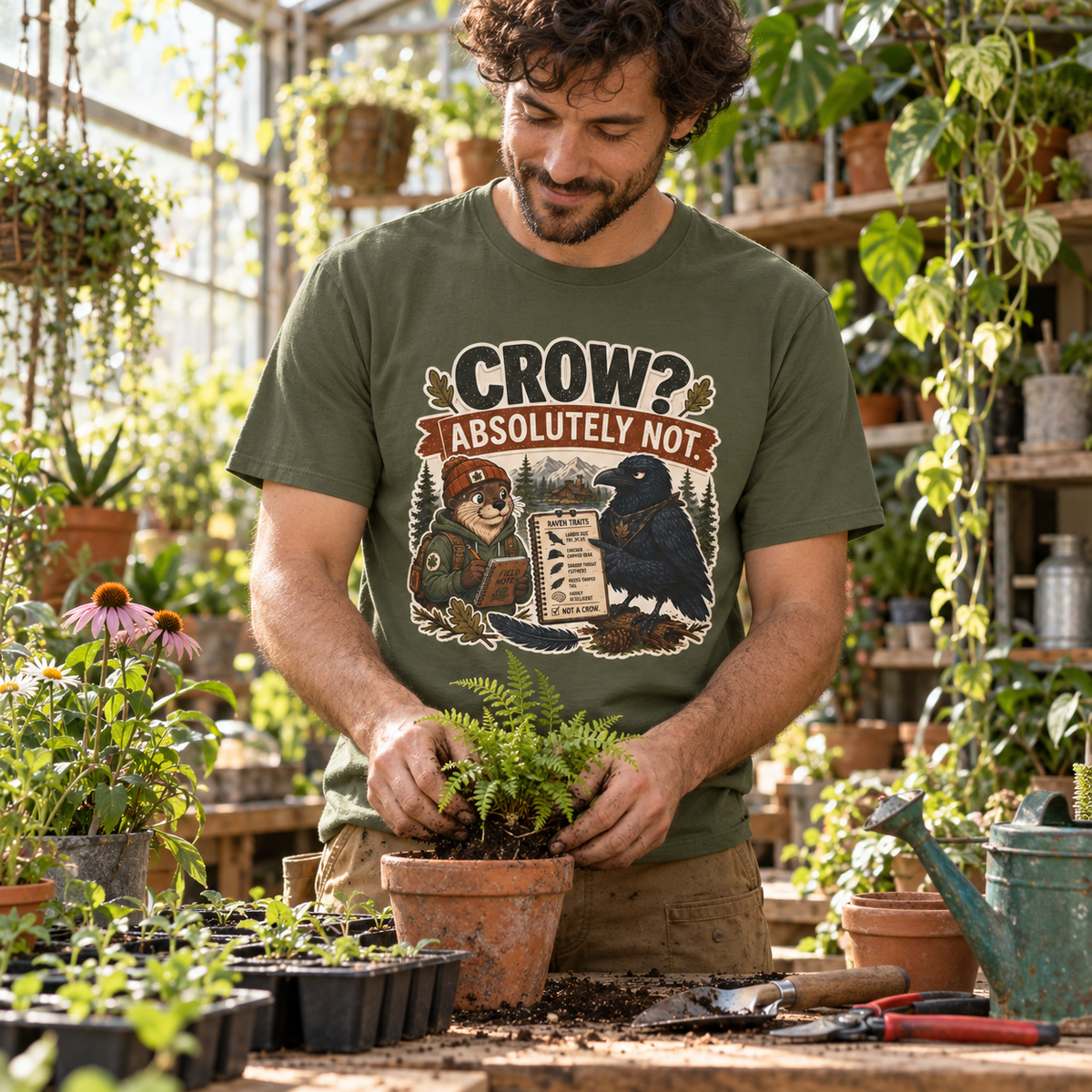 Crow, Absolutely Not Version 1 T‑Shirt