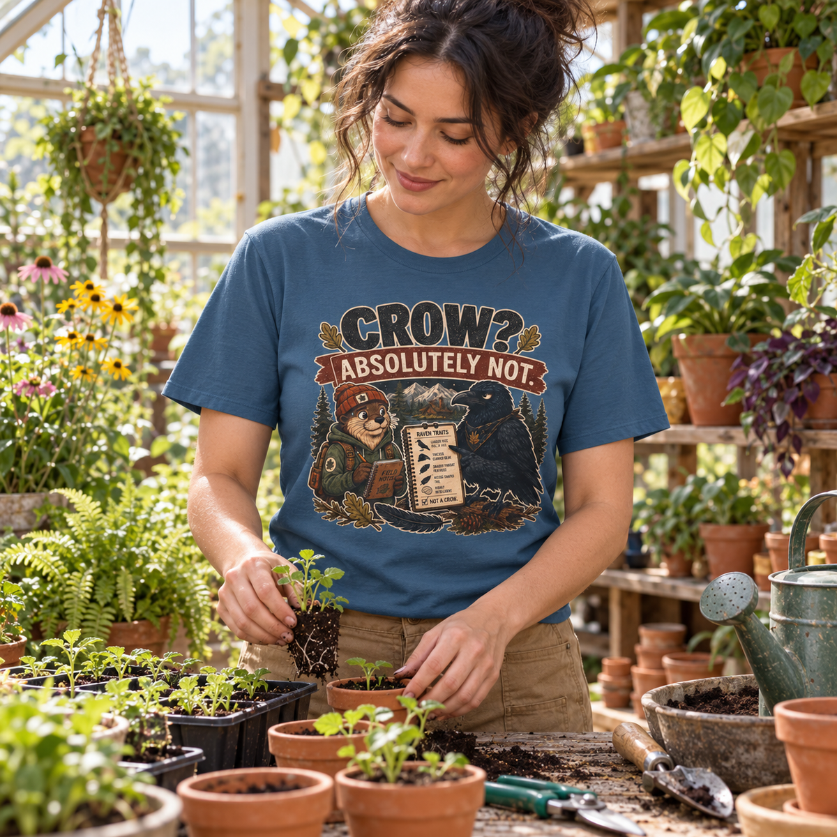 Crow, Absolutely Not Version 1 T‑Shirt
