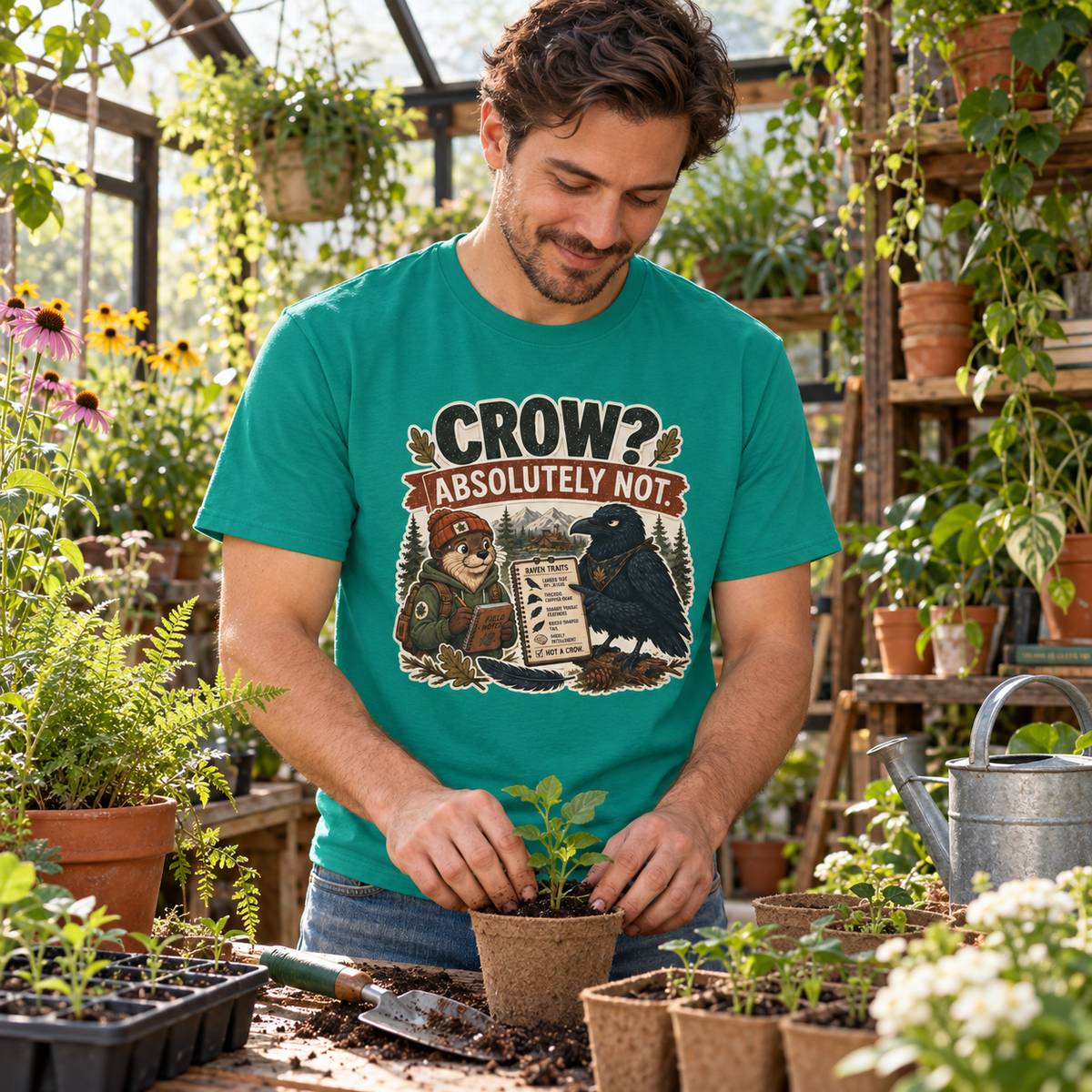 Crow, Absolutely Not Version 1 T‑Shirt